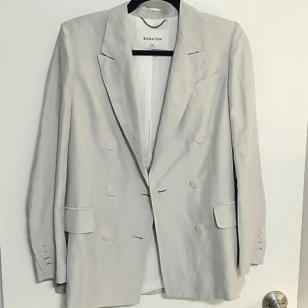Babaton Samuel Linen Blazer